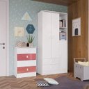 Ver imagem 1 de Quarto de Bebê Completo com Guarda-Roupa e Cômoda 377005 Espresso Móveis