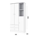 Ver imagem 3 de Quarto de Bebê Completo com Guarda-Roupa e Cômoda 377005 Espresso Móveis Branco