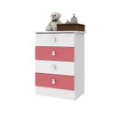 Ver imagem 4 de Quarto de Bebê Completo com Guarda-Roupa e Cômoda 377005 Espresso Móveis Branco