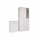 Ver imagem 2 de Quarto de Bebê com Guarda-Roupa e Cômoda de Bebê Arco-Íris Branco