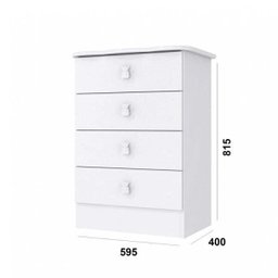 Quarto de bebê com Guarda-Roupa e Cômoda de Bebê Arco-Íris - 7