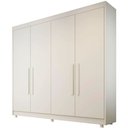 Ver imagem 1 de Guarda-Roupa Europa Palermo com 4 Portas e 3 Gavetas