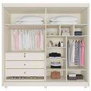 Ver imagem 2 de Guarda-Roupa Europa Palermo com 4 Portas e 3 Gavetas