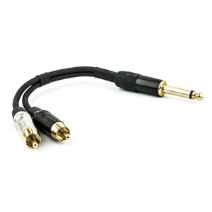 Cabo P10 para 2 Rca Profissional Estereo - 80 Cm