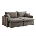 Ver imagem 3 de Sofa Orion 2.20 Nobly Veludo Cinza