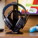 Ver imagem 3 de Suporte para Fone de Ouvido Tipo Pedestal Mesa - Aço - Preto