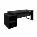 Ver imagem 5 de Mesa Escritório Extensível 170cm a 192cm 3 Gav. Pé Metal F5 