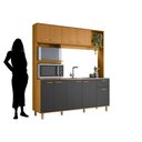 Ver imagem 6 de Kit Cozinha Liz 9 Portas 1 Gaveta para Pia Poliman