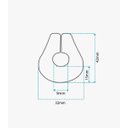 Ver imagem 2 de 24 Protetor Borda Espuma Polietileno Cantoneira 10x10cm