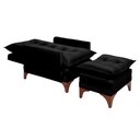 Ver imagem 3 de Poltrona Cadeira Reclinável Munique 176 Império Veludo