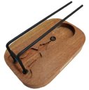 Ver imagem 4 de Incensario Suporte Queimador Buda Madeira Cumarú 13cm +50g Palo Santo