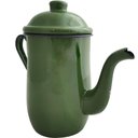 Ver imagem 4 de Bule de Café e Chá em Aço Esmaltado 1,25 Litros Tradicional Verde Botânico