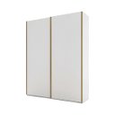 Ver imagem 2 de Guarda Roupa Veneto em Mdf 183x230cm 2 Portas 3 Gavetas Branco 1001