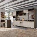 Ver imagem 1 de Cozinha Modulada Completa 07 Peças 100% MDF com Bancada Gourmet Connect