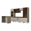 Ver imagem 3 de Cozinha Modulada Completa 07 Peças 100% MDF com Bancada Gourmet Connect
