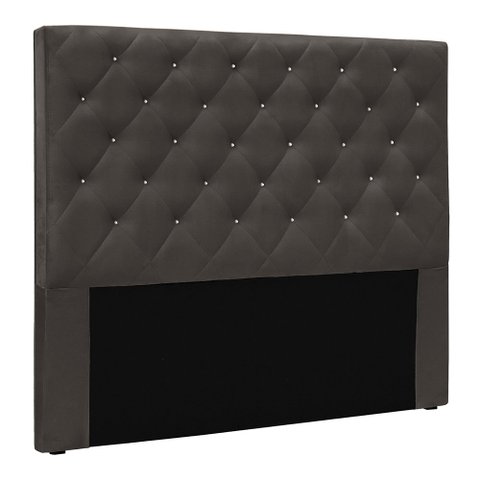 Cabeceira Casal 1,40m Toledo Suede - Pallazio Cinza