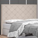 Ver imagem 2 de Cabeceira Queen 1,60m Tânia Suede - Pallazio - Bege