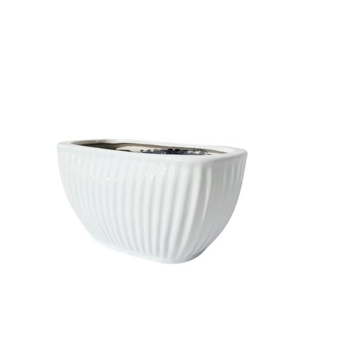 Vaso Cerâmica Primavera 18x9x9 Cm – Delicadeza e Renovação para Sua Decoração