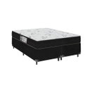 Ver imagem 1 de Cama Box Queen Bipartido + Colchão D33 One Face - 56x158x198cm - E-shop Casa - Suede