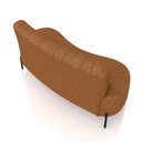 Ver imagem 7 de Sofá Living Decorativo 2 Lugares 1,35m Katara Pu Manchado Caramelo G33 - Gran Belo