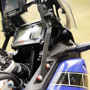 Par Suporte da Bolha Super Tenere Braço Estabilizador - Aço