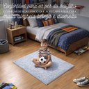 Ver imagem 2 de Tapete Azul Bebê Infantil Antiderrapante Milano Soft:1.00x1.50