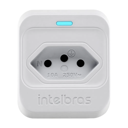 Tomada Dispositivo Proteção Contra Surtos Elétricos Intelbras Eps 301 Branco - 1