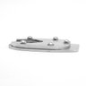 Ampliador Pé de Apoio BMW GS R1200 2013 Diante-Inox Escovado - 5