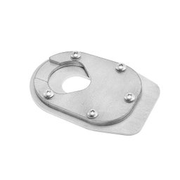 Ampliador Pé de Apoio BMW GS R1200 2013 Diante-Inox Escovado - 2