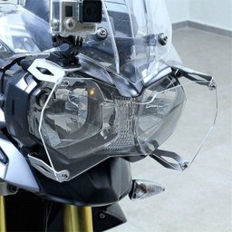 Protetor Farol em Inox e Acrílico Triumph Tiger 800 e 1200 - 3