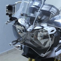 Protetor Farol em Inox e Acrílico Triumph Tiger 800 e 1200 - 1