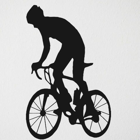 Adesivo Decorativo Bike Bicicleta Decoração:preto