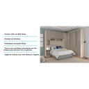Ver imagem 5 de Guarda Roupa Casal de Canto 9 Portas e 6 Gavetas Legno Crema com Connect Prime Plus Luciane Móveis