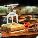 Ver imagem 1 de Garfo Tridente para Churrasco em Inox com Base Madeira Teca