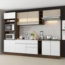 Ver imagem 1 de Cozinha Completa Vicenza Armário Balcão Branco Crema Madesa
