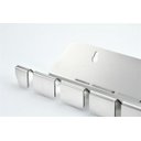 Ver imagem 3 de Suporte Porta 10 Espetos e Facas de Parede em Inox Escovado