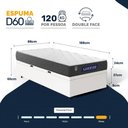Ver imagem 3 de Cama Box Baú com Colchão Gazin de Espuma D28 Double Face Force Up Solteiro 88cm