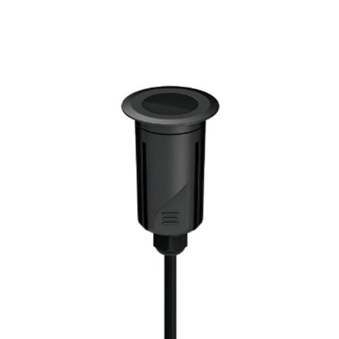 Embutido de Solo Led Stella S.ground 4w com Caixa de Instalação Bivolt Preto 3000k Luz Amarela