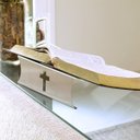 Ver imagem 2 de Suporte para Bíblia Sagrada 30 x 30 Cm em Inox Escovado