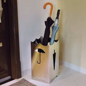 Porta Guarda Chuva 30 litros - Inox Escovado