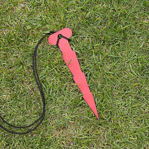 kit 4 Estaca Speck Tipo T -Tarp Barraca Todo Terreno Aço-Vermelho