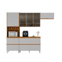 Ver imagem 1 de Cozinha Completa Itatiaia Lumina 270cm em Madeira Mdf Cinamomo/fendi