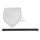 Ver mais imagens de Pá de Pizza de Fornear-Lamina 30 Cm Inox Quadrada-Cabo 1Mtr