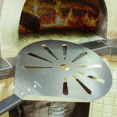Pá de Pizza Light - 36 Cm - Inox e Cabo Alumínio 1 Mtr