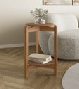 Ver imagem 2 de Mesa Lateral Lizz Cedro Casa D