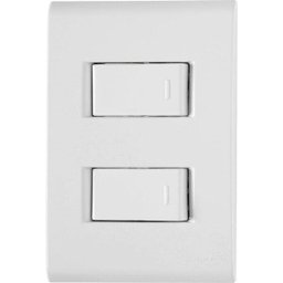 Conjunto 2 Interruptores Simples 10a/250v Liz - Tramontina - 1