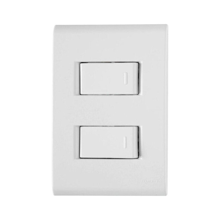 Conjunto 2 Interruptores Simples 10a/250v Liz - Tramontina