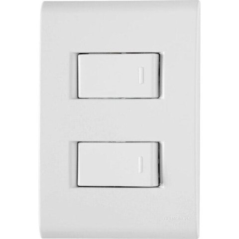 Conjunto 2 Interruptores Simples 10a/250v Liz - Tramontina