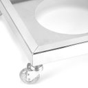 Ver imagem 4 de Suporte de Vaso ou Cachepot Quadrado 30 cm com Base - Inox