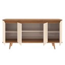 Ver imagem 3 de Buffet Grace 4 Portas 160cm Noce/Off-White